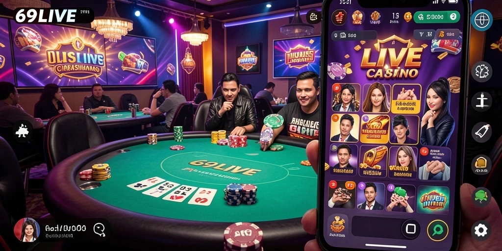 Gameplay interaktif dan mendebarkan di 69LIVE.