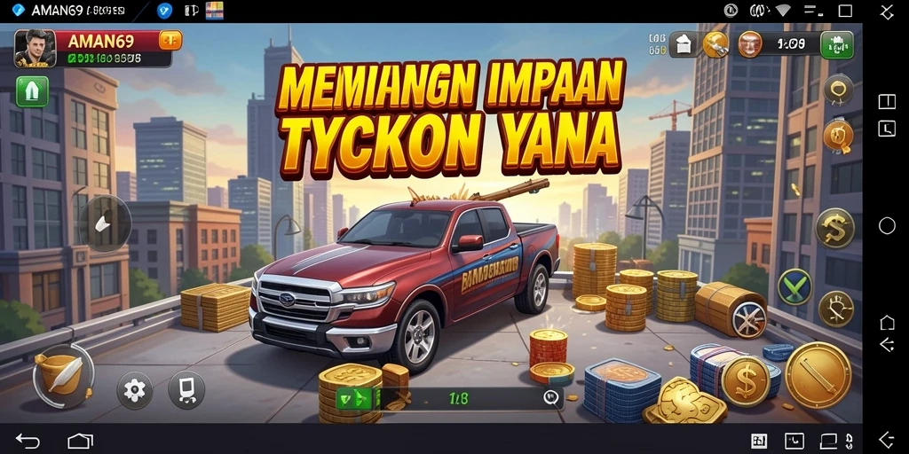 Tampilan gameplay AMAN69 yang mendebarkan dan penuh strategi.