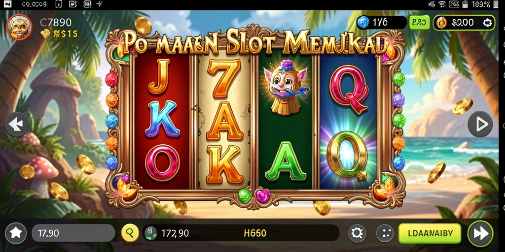 Tampilan permainan Slot C7890 yang menarik dan dinamis.