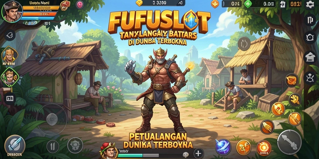 Tangkapan layar dari gameplay FUFUSLOT yang menampilkan dunia terbuka yang menakjubkan.