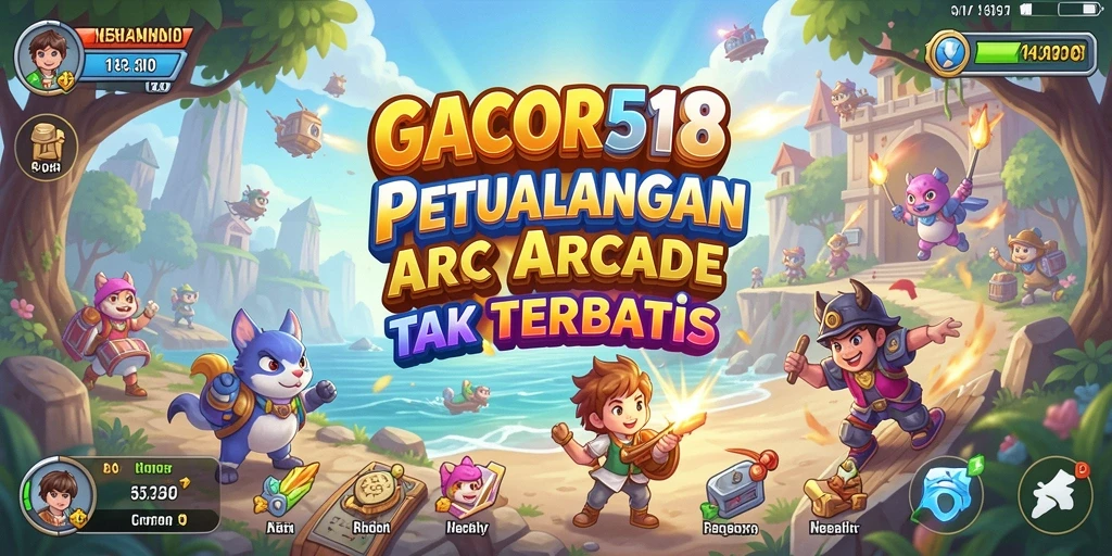 Tampilan gameplay GACOR518 yang mengasyikkan dan penuh tantangan.