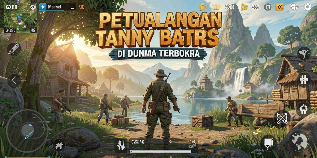 Tampilan gameplay <strong>GX88</strong> menampilkan petualangan di dunia terbuka yang menakjubkan.