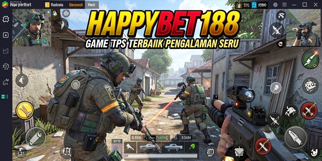 Tampilan gameplay <strong>HAPPYBET188</strong> yang mendebarkan dan penuh aksi.