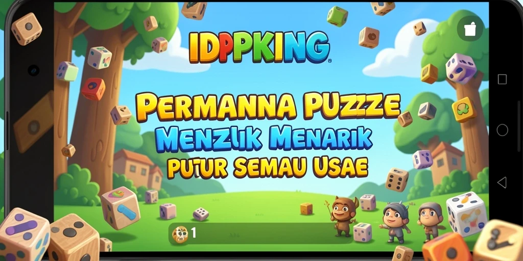 Tampilan tangkapan layar gameplay IDPKING yang penuh warna dan menantang.