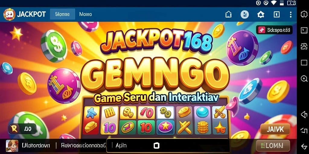 Tampilan menarik dari gameplay JACKPOT168 yang seru.