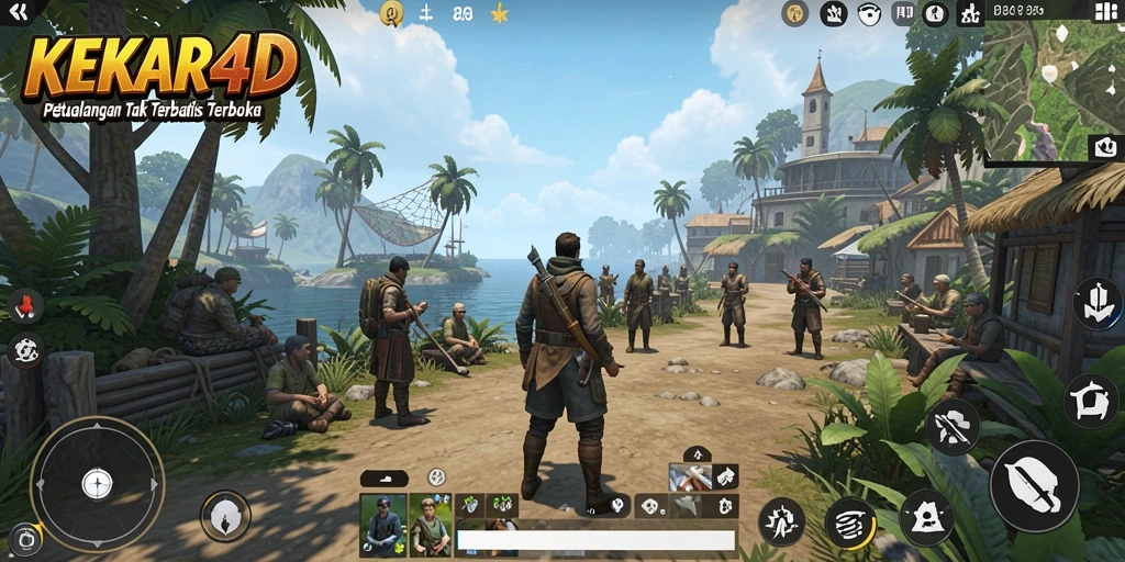 Tampilan gameplay menakjubkan di dunia Open World KEKAR4D.