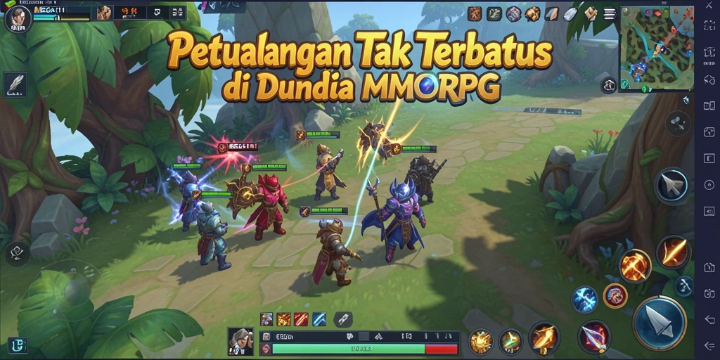 Tampilan gameplay menarik di dunia fantasi MEGA111.