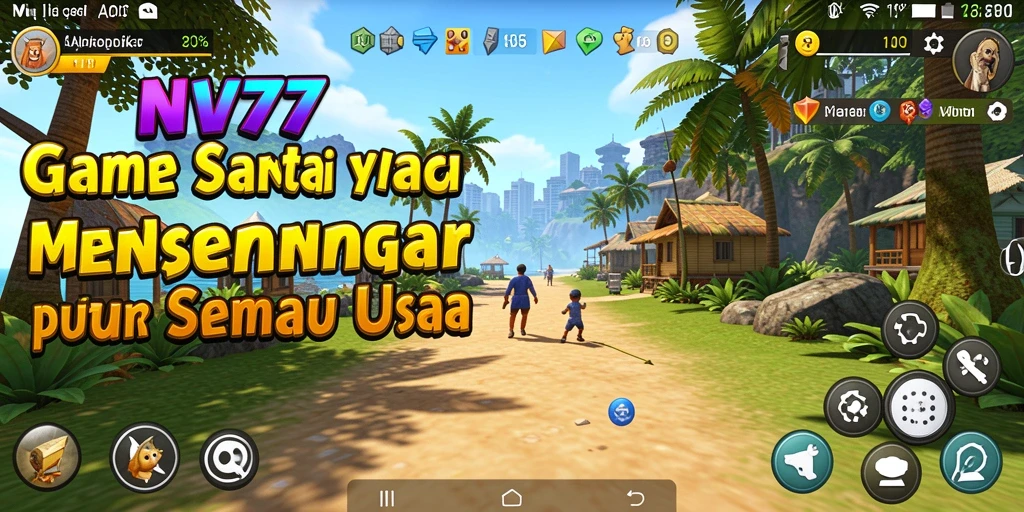 Tampilan gameplay NV77 yang menarik dan menghibur.