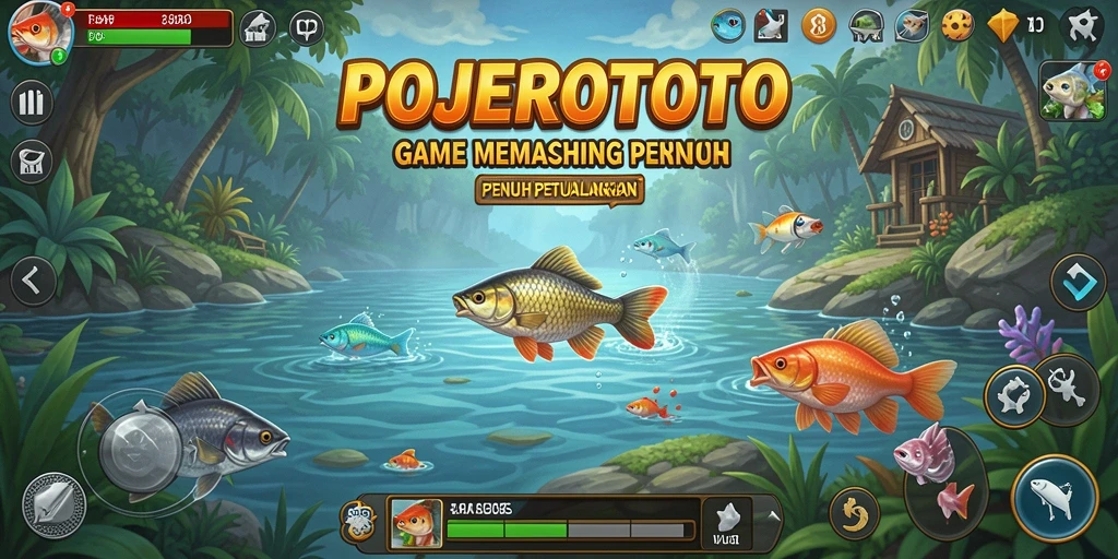 Tangkapan ikan yang mengesankan dalam gameplay POJEROTOTO.