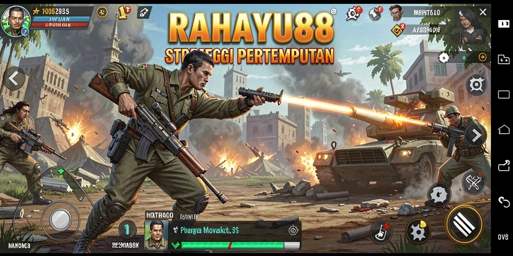 Gambaran gameplay menarik dalam RAHAYU88 yang menampilkan taktik pertempuran.