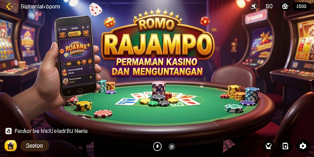 Screenshot utama RAJAMPO menampilkan gameplay Kasino yang seru dan mengasyikkan.