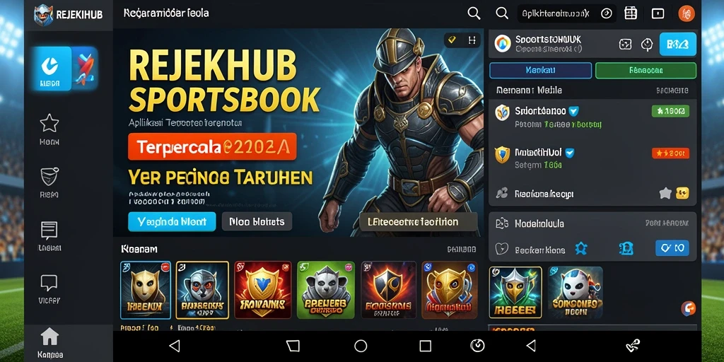Tampilan utama gameplay REJEKIHUB dengan opsi taruhan yang menarik.