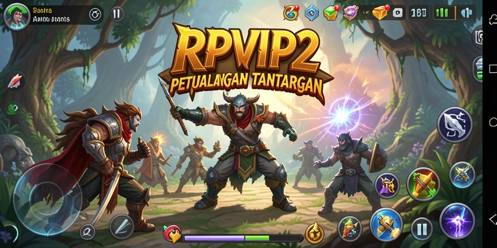 Screenshot RPVIP2 menampilkan gameplay yang mendebarkan dalam petualangan.