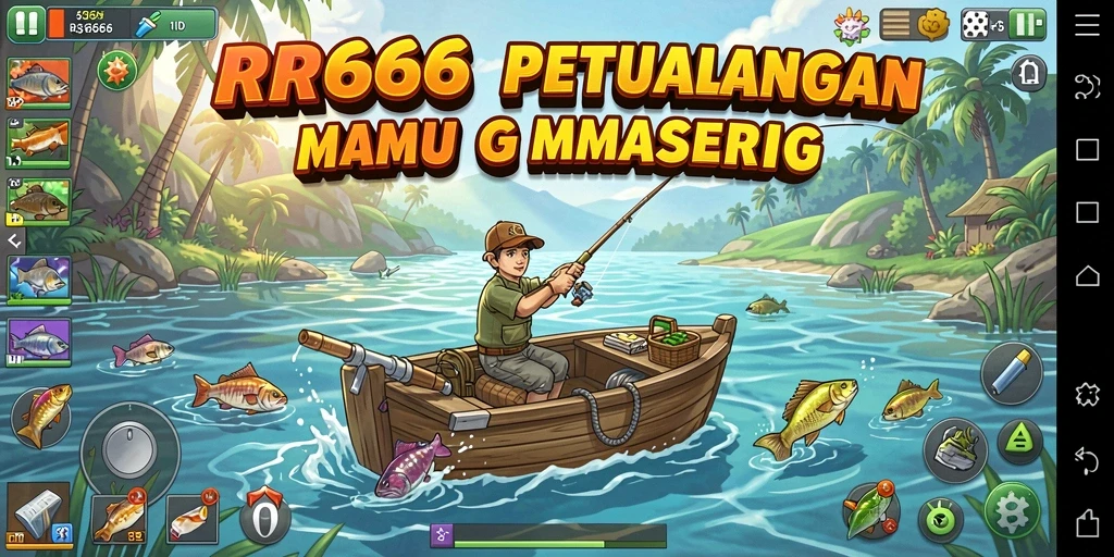 Screenshot utama RR666 menampilkan gameplay Fishing yang seru dan interaktif.