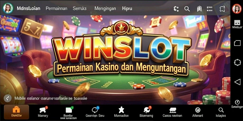 Screenshot gameplay WINSLOT dengan tampilan slot yang menarik.