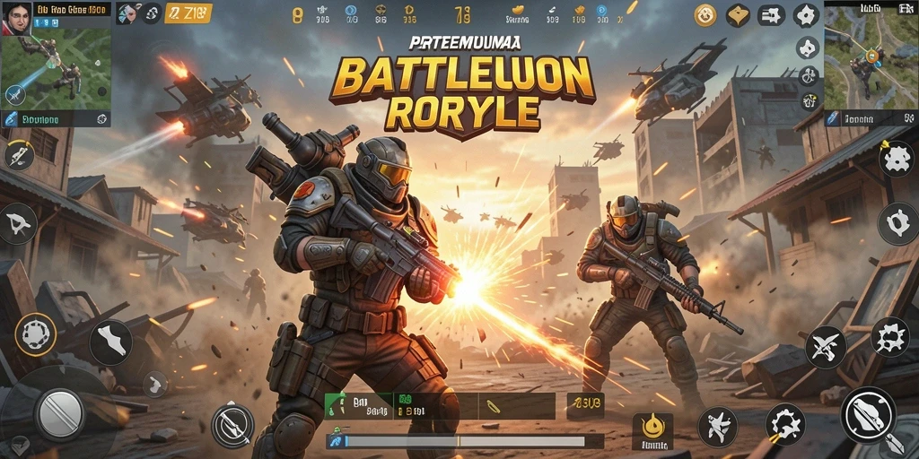 Tampilan gameplay intens dalam Z18, seru dan penuh aksi.